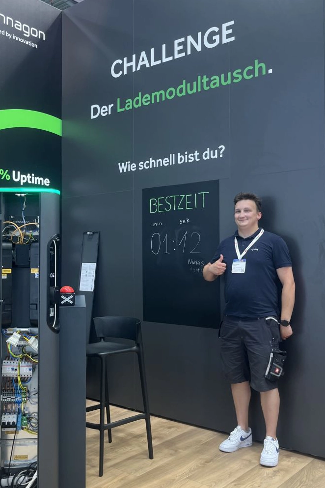 Bestzeit Challenge Lademodultausch